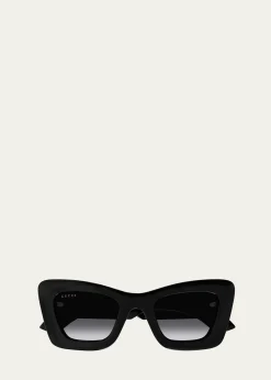 GucciGG Plastic Cat-Eye Sunglasses