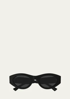 Gucci52mm Acetate Oval Sunglasses