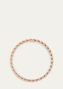 HauteCarat18K Heart Shape Bezel Lab Grown Diamond Bracelet