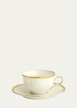 Haviland & ParlonColette Gold Cup and Saucer