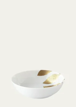 Haviland & ParlonDaphne White Gold-Leaf Cereal Bowl