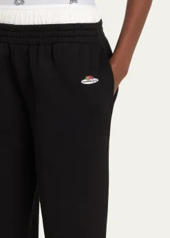 HOMMEGIRLSx Fruit Of The Loom Peekaboo Boxer Straight-Leg Ankle Sweatpants