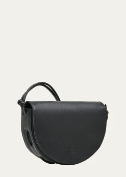 Il BisonteSnodo Flap Leather Crossbody Bag