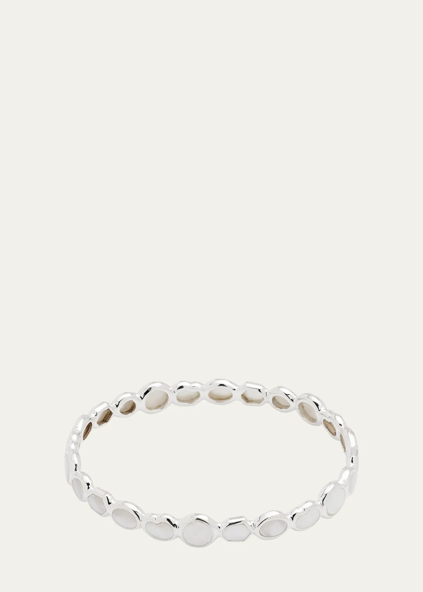 IppolitaAll-Over Stone Bangle in Sterling Silver