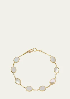 Ippolita18k Polished Rock Candy Confetti Bracelet in Mother of Pearl