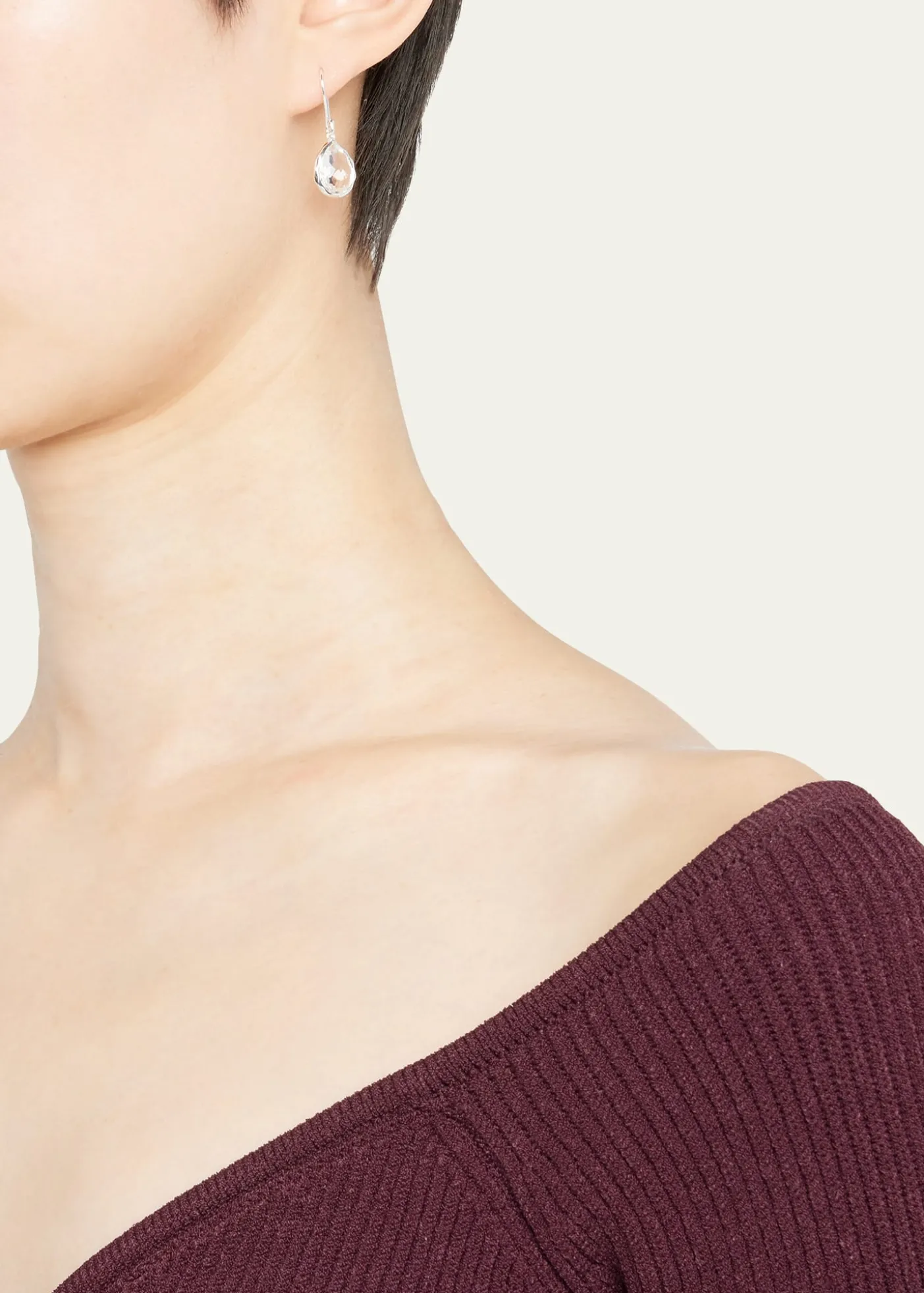 IppolitaMini Teardrop Earrings in Sterling Silver