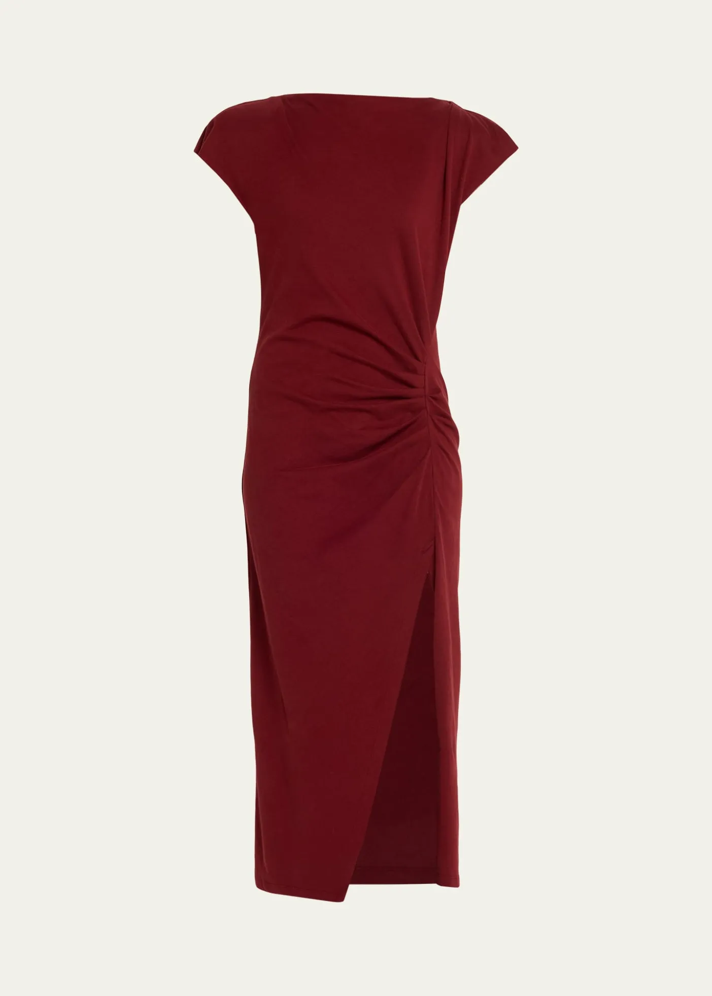 Isabel MarantNadela Ruched Cotton Jersey Dress