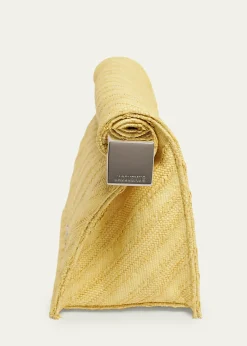 JacquemusLa Pochette Rond Carre Rolled Clutch Bag