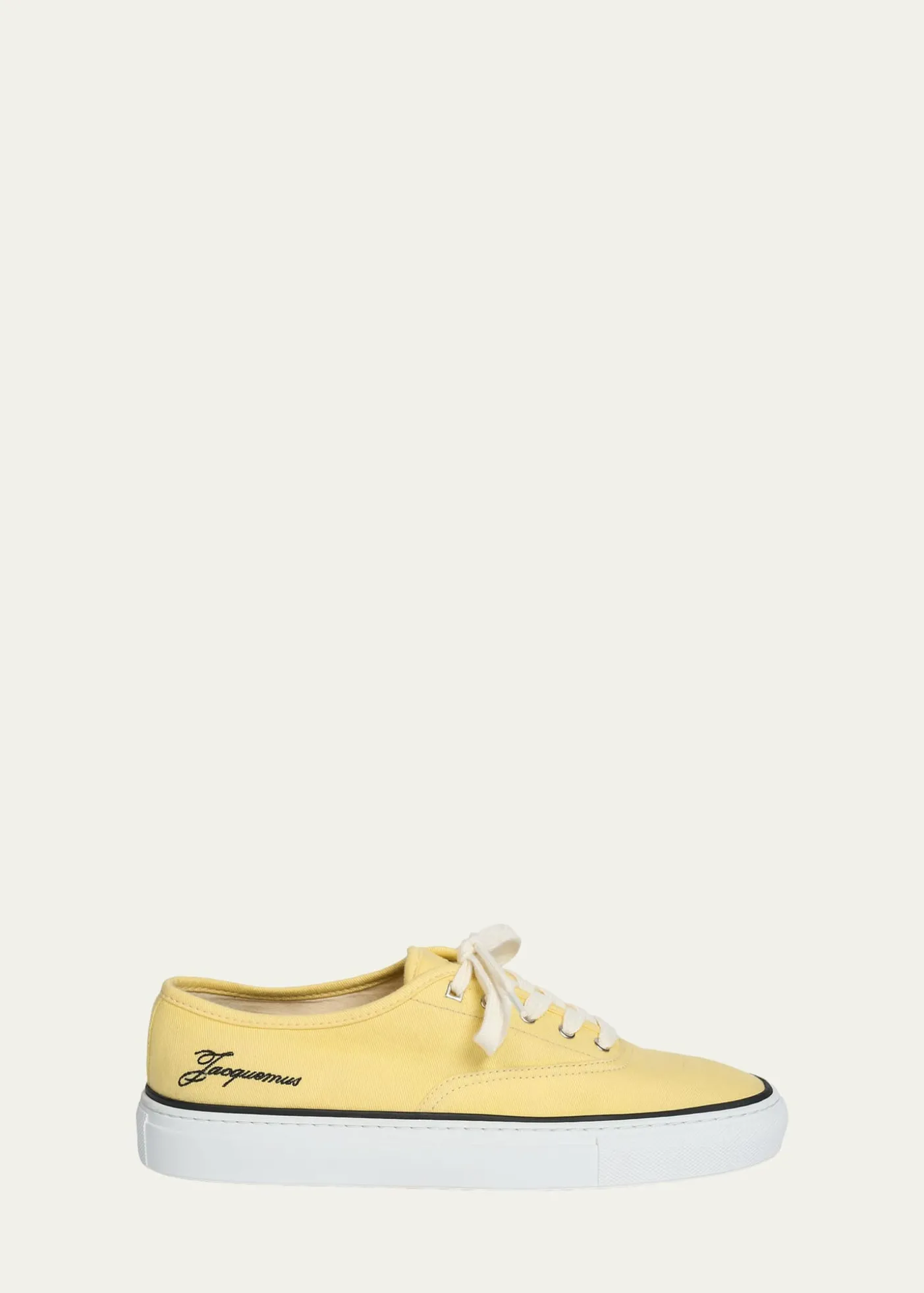 JacquemusLes Fefe Canvas Low-Top Boat Sneakers