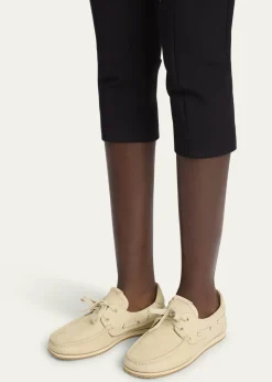 JacquemusMoc-Toe Leather Boat Shoes