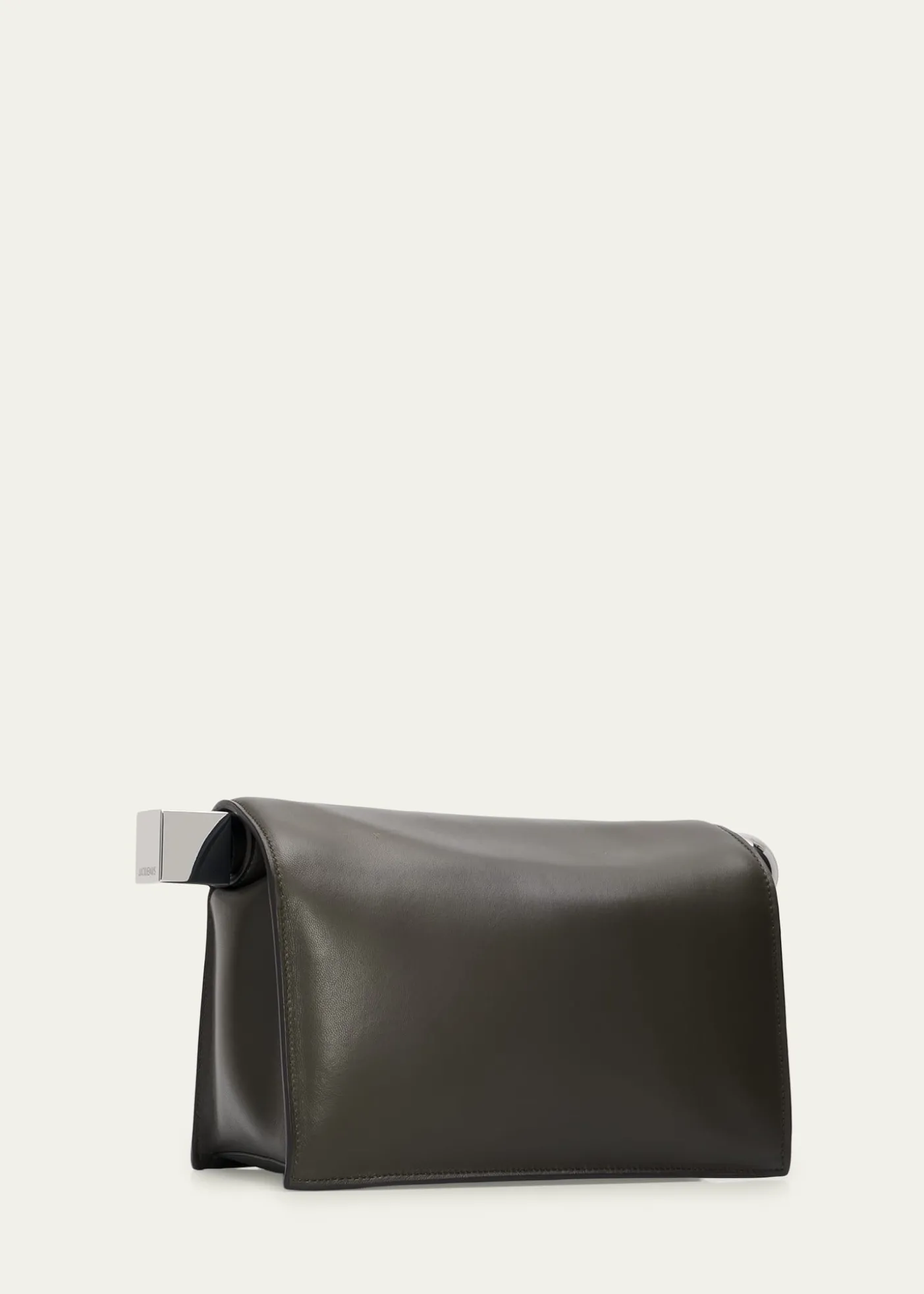 JacquemusRonde Carré Leather Clutch
