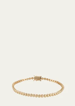 Jennifer Meyer18k Mini Bezel Tennis Bracelet