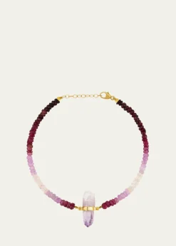 JIA JIAArizona 14K Ruby and Amethyst Bracelet