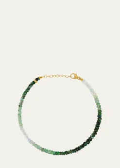 JIA JIAOmbré Emerald Beaded Bracelet