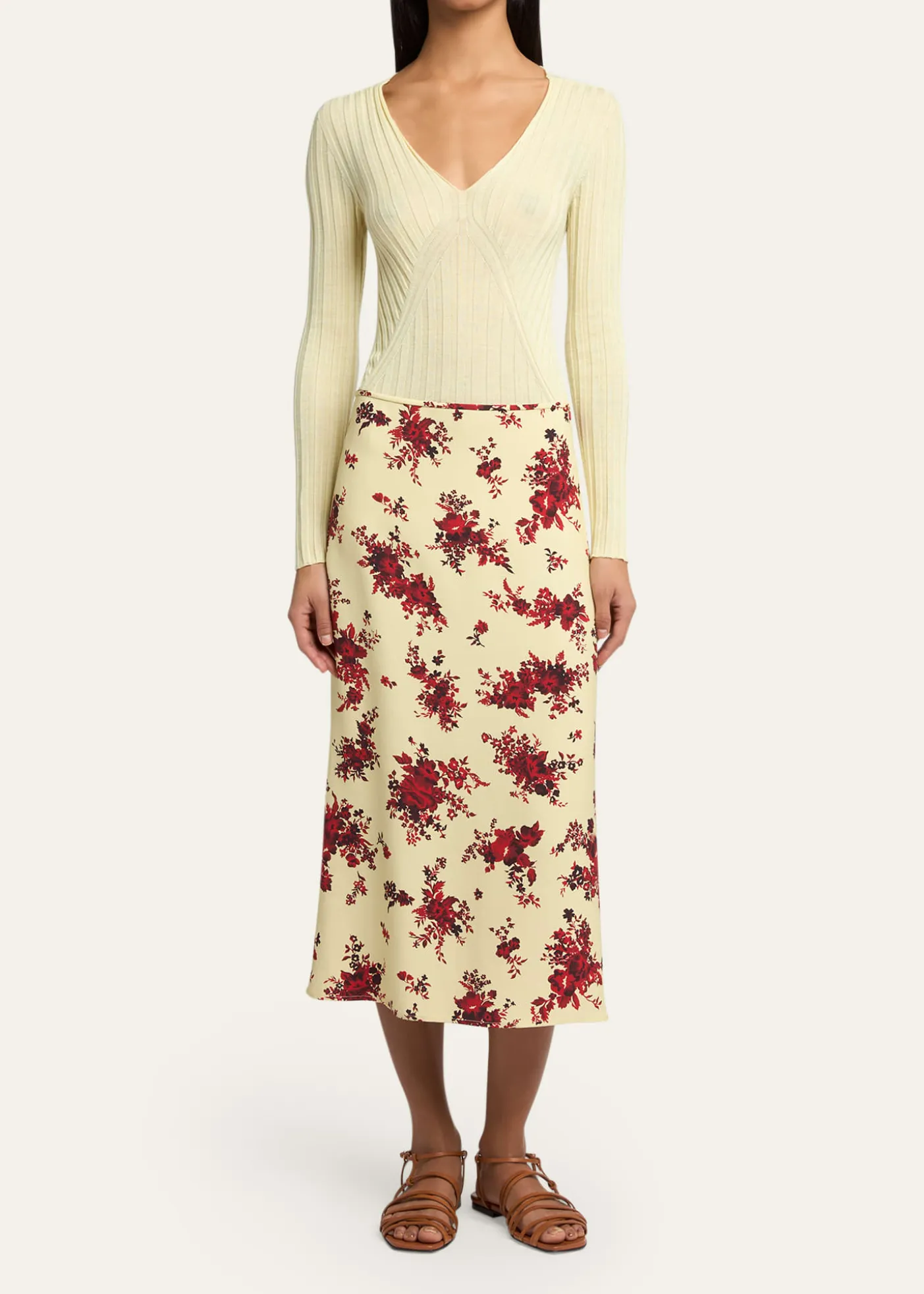 Jil SanderCashmere-Silk V-Neck Sweater