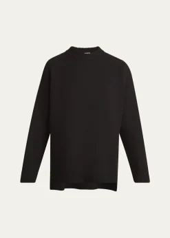 Jil SanderSuperfine Merino Wool Oversized Crewneck Sweater