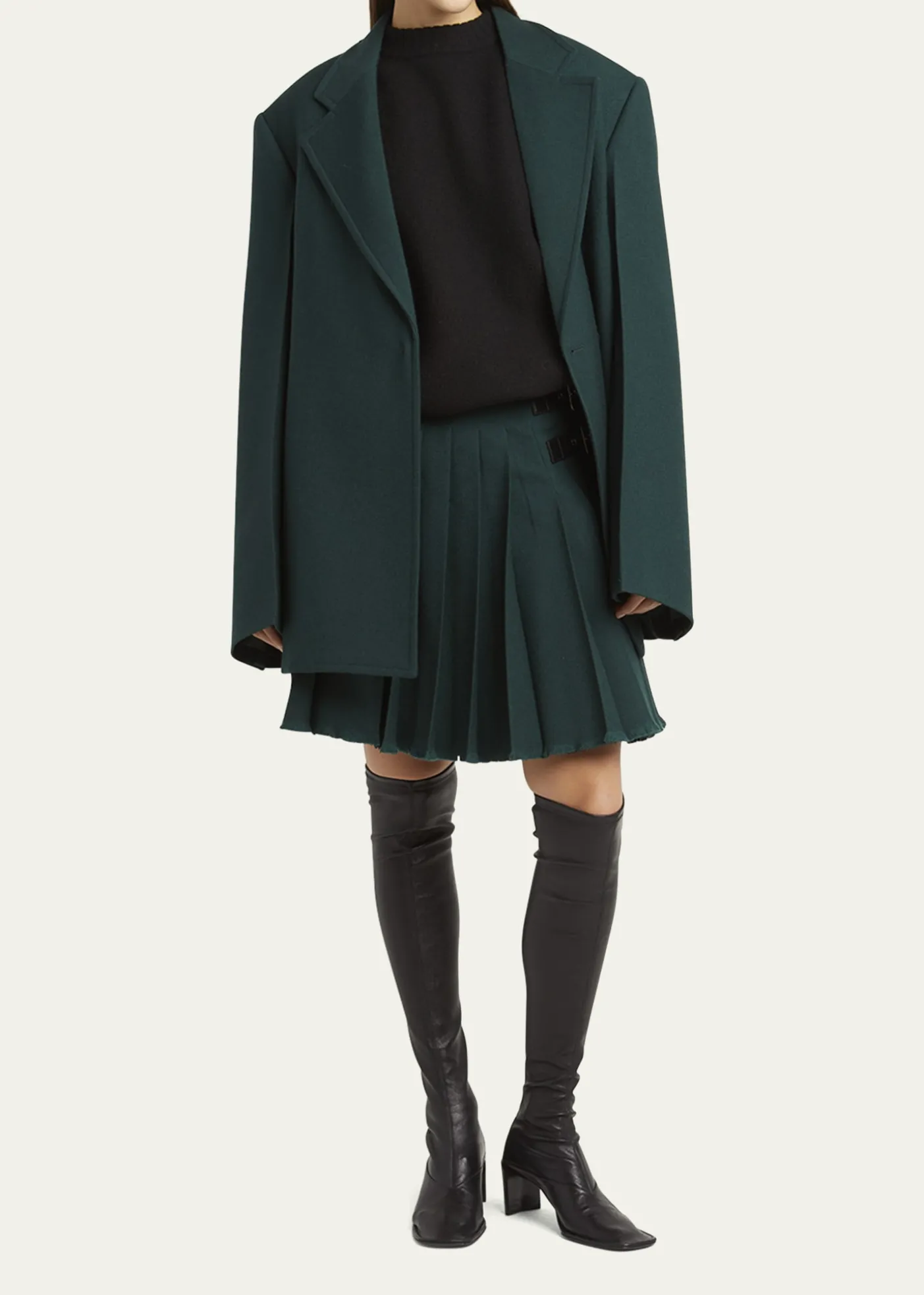 Jil SanderSuperfine Merino Wool Oversized Crewneck Sweater