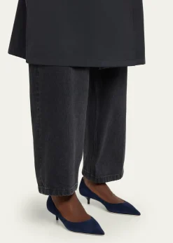 Jimmy ChooAmelia Suede Kitten-Heel Pumps