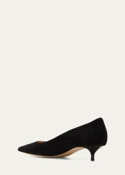 Jimmy ChooAmelia Suede Kitten-Heel Pumps
