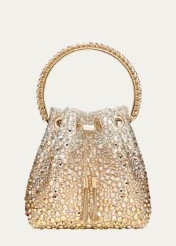 Jimmy ChooBon Bon Beaded Top-Handle Bag