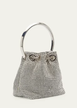 Jimmy ChooBon Bon Micro Crystal Bucket Bag