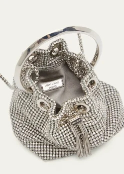 Jimmy ChooBon Bon Micro Crystal Bucket Bag