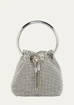 Jimmy ChooBon Bon Micro Crystal Bucket Bag