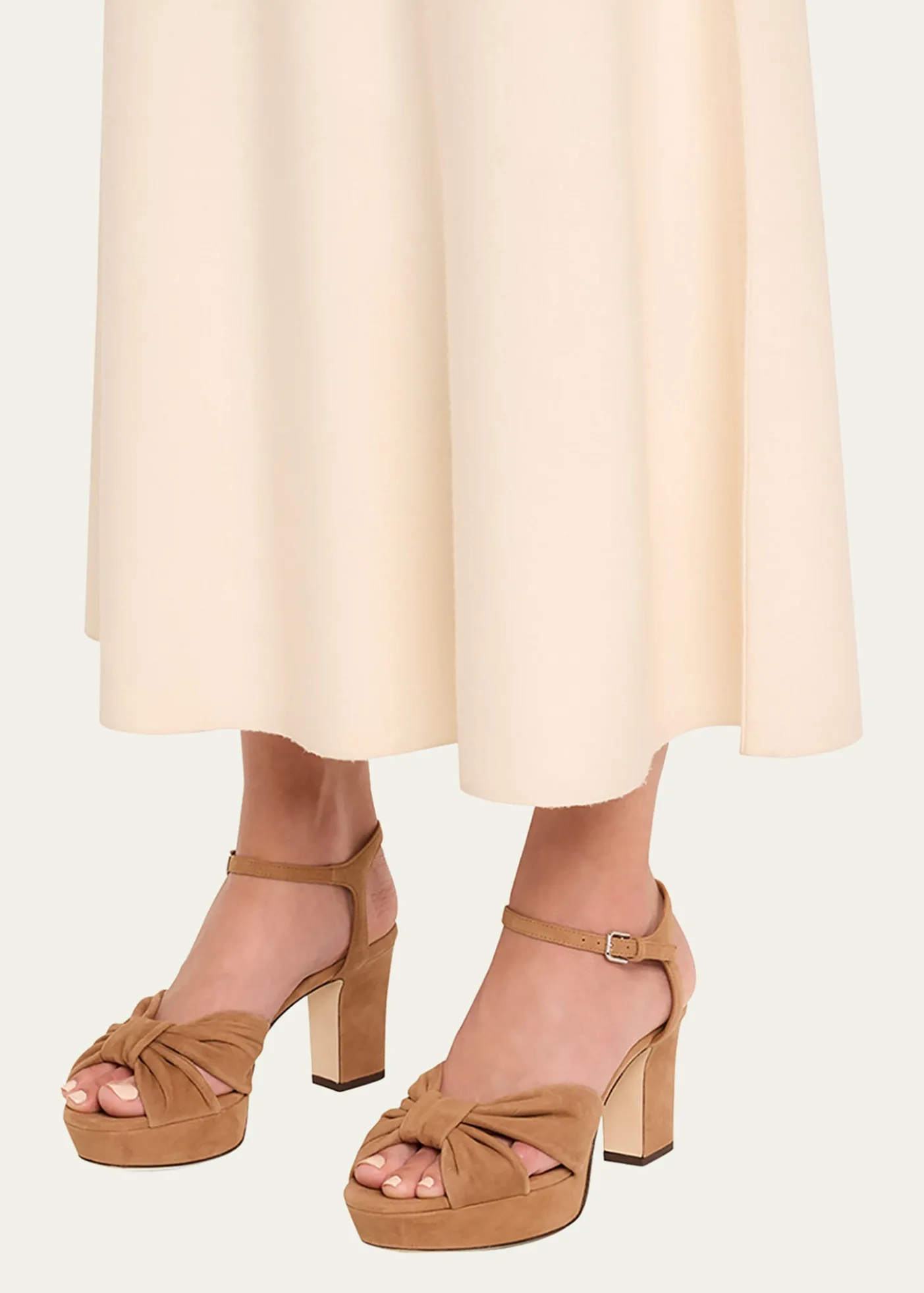 Jimmy ChooHeloise 80mm Suede Platform Sandals