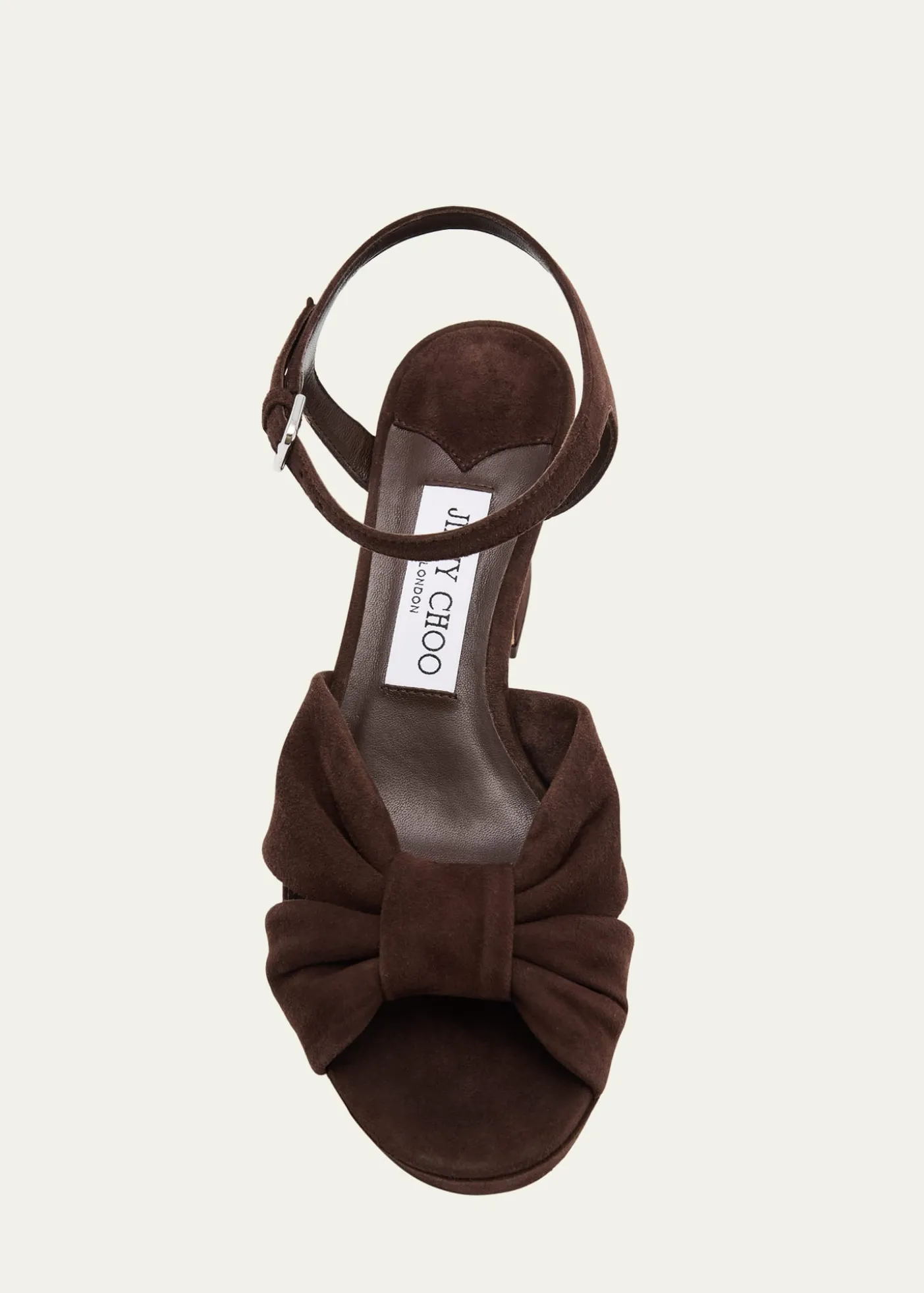 Jimmy ChooHeloise Suede Knot Platform Sandals
