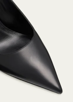 Jimmy Choo85mm Love Leather Slingback Pumps