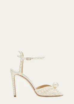 Jimmy ChooSacora Faux Pearl Sandals