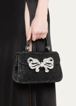 Judith Leiber CoutureBow Crystal Top-Handle Bag