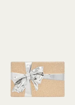 Judith Leiber CoutureGift Box Surprise Crystal Minaudiere