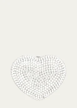 Judith Leiber CoutureHeart Crystal Pillbox