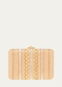 Judith Leiber CoutureLattice Crystal Slim Clutch Bag