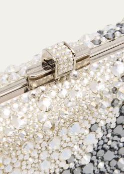 Judith Leiber CoutureSlim Slide Ombre Crystal Clutch Bag