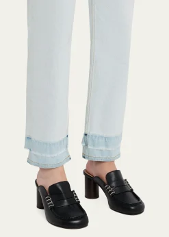 JW Anderson70mm Suede Loafer Mules