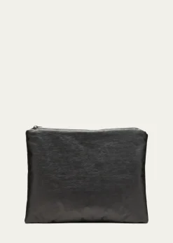 KasslZip Faux-Leather Clutch Bag