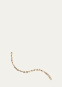 Kendall Row14K Yellow Gold Lab Grown Diamond Tennis Bracelet