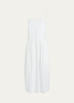 KhaiteAdira Sleeveless Pleated Midi Dress