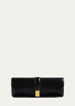 KhaiteBlake Box Leather Clutch Bag
