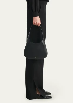 KhaiteJoan Small Leather Hobo Bag