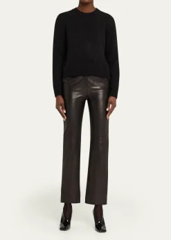 KhaiteLeta Cashmere Crewneck Sweater