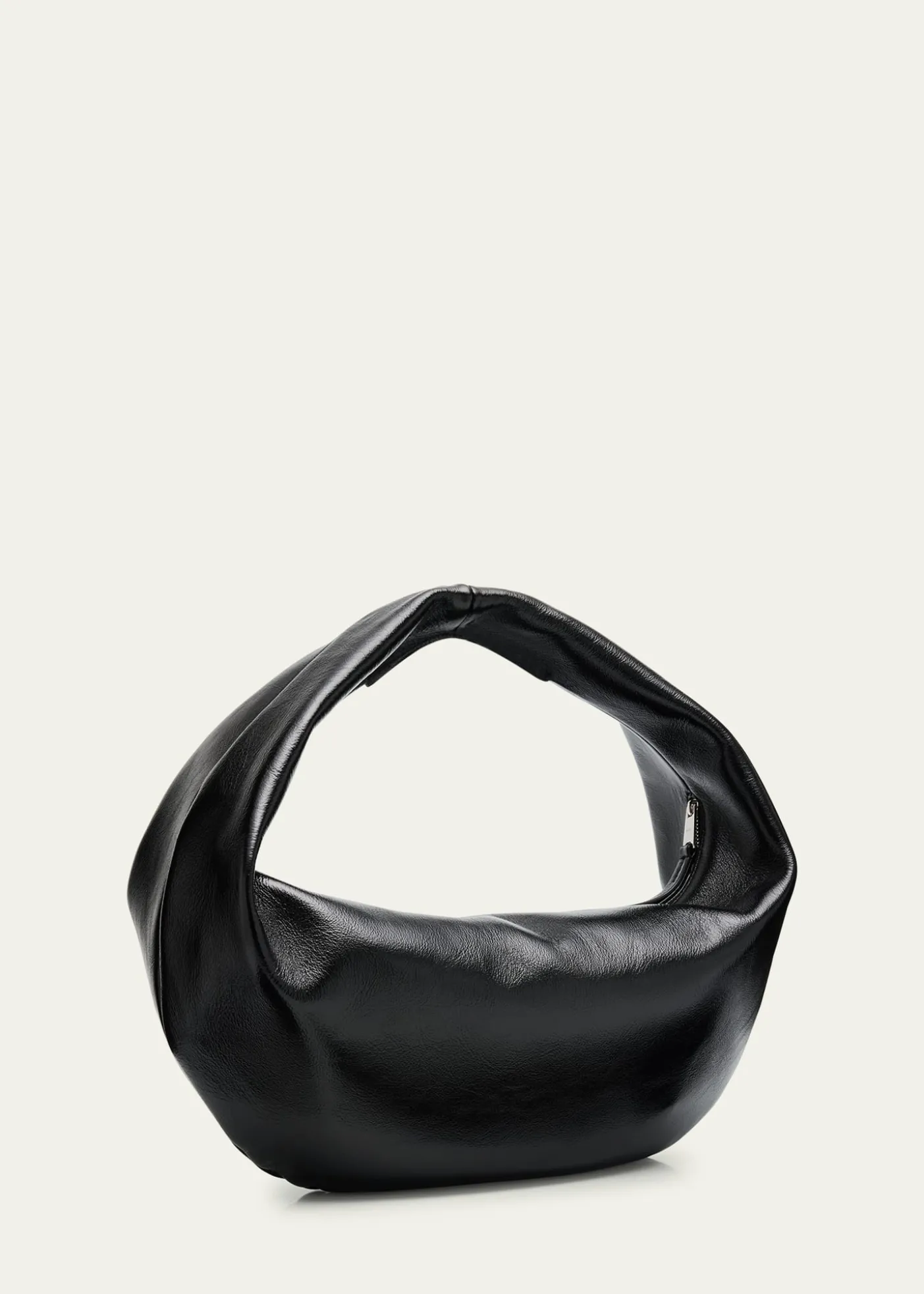 KhaiteOlivia Medium Crackle Patent Hobo Bag