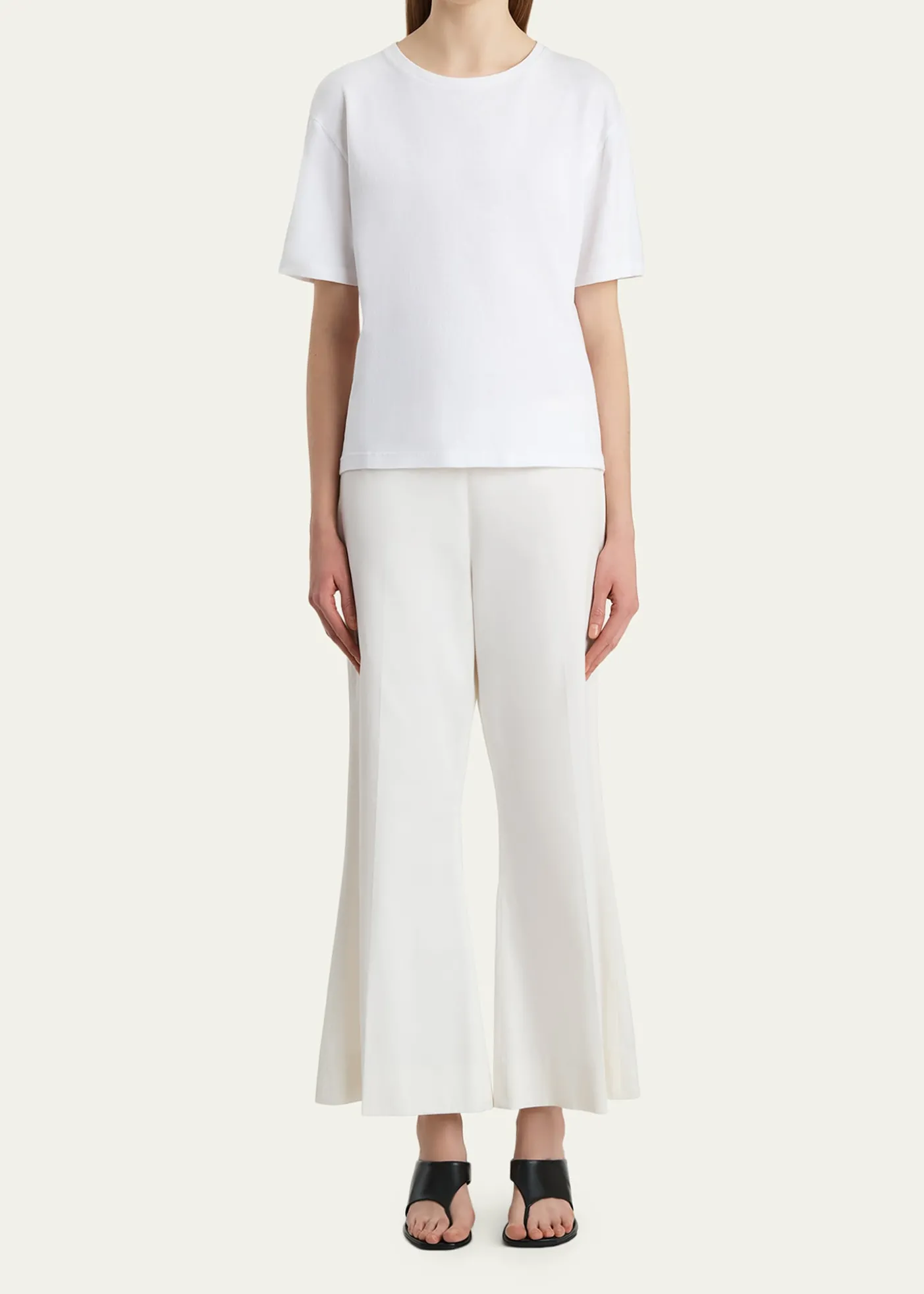 KhaiteWalter Cropped Flare Pants