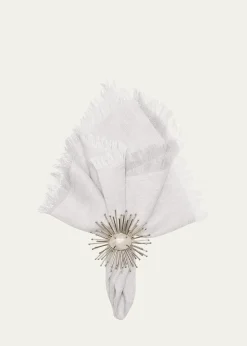 Kim SeybertChambray Fringe Napkin