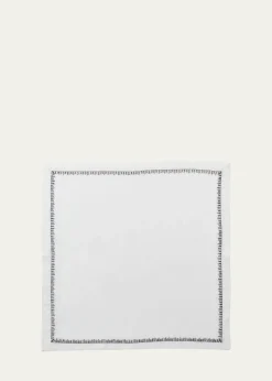 Kim SeybertFilament Embroidered Linen Napkin