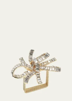 Kim SeybertJeweled Bow Napkin Rings, Set of 4