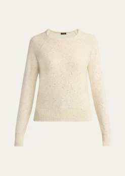 KitonCashmere Paillette Crewneck Sweater