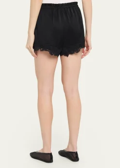 Kobi HalperinCristal Lace-Trim Relaxed Shorts